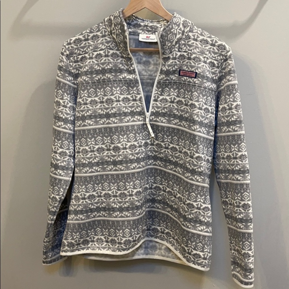 Vineyard Vines Fleece Quarter Zip